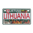 Magnetas Lietuva numerio ženklo formos